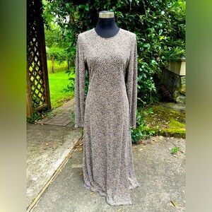 Banana Republic Leopard-print Dress, L